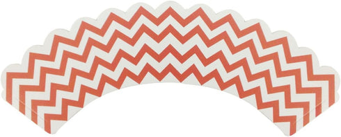 Wrapables Standard Size Chevron Cupcake Wrappers (Set of 20), Orange...
