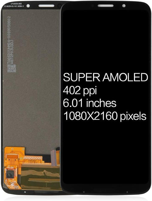 A-MIND Screen Replacement For Motorola Moto Z3 Play XT1929-1 XT1929-3 XT1929-4/5/6/6M Touch Digitizer LCD Display Assembly Parts, With Screen Prot...