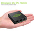 LiNKFOR Digital Optical Audio 1x3 Splitter Digital SPDIF Toslink Optical Fiber Audio Splitter 1 in 3 Out Aluminum Alloy with Optical Cable Support...