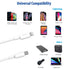 HomeSpot 24" USB Type C to Lightning Cable 2 Pack Power Delivery Compatible with iPhone Xs Max, 11, 11 Pro, 12/12 Pro / 12 Pro Max, 13Pro, 13Pro M...