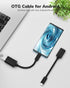 USB C to USB Adapter 5 Pack, USB Type C Male to USB Female OTG Cable, Adapter for iPhone 15 Pro Max iPad MacBook Pro/Air 2023 2022 M1 M2 Galaxy S2...