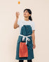 Caldo Daily Cotton Kitchen Apron for Cooking- Mens and Womens Professional Chef or Server Bib Apron - Adjustable Straps with Pockets and Towel Loo...