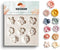 KEOKER Flower Polymer Clay Molds - 1 Pcs for Jewelry Making, Polymer Clay Molds for Earrings Decoration (Medium Flower)...
