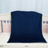 BlueSnail Minky Blanket with Musliin for Boys and Girls (Navy+Gray, 30W x 40L)...