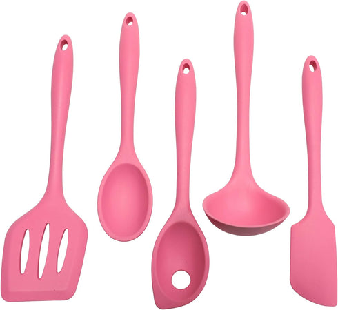 Chef Craft Premium Silicone Basting Spoon, 11 inch, Pink...