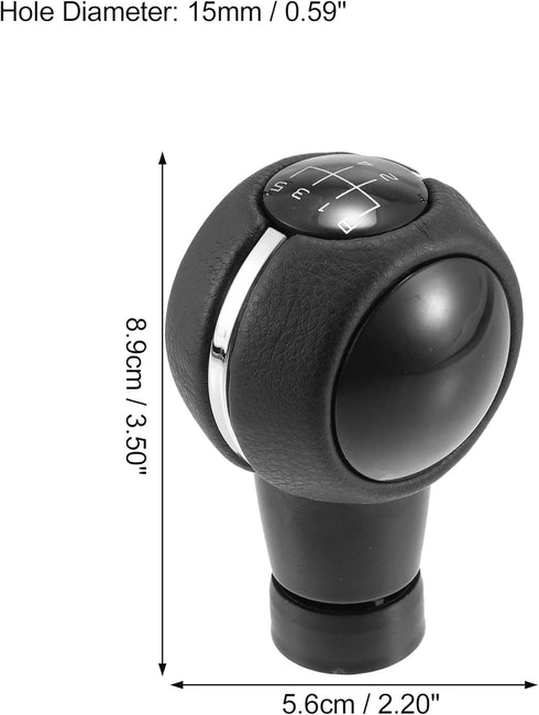 X AUTOHAUX 6 Speed Manual Gear Stick Shift Knob Transmission Gear Lever Stick Shifter Handle for Mini Cooper F55 F56 F54 F60 Black...
