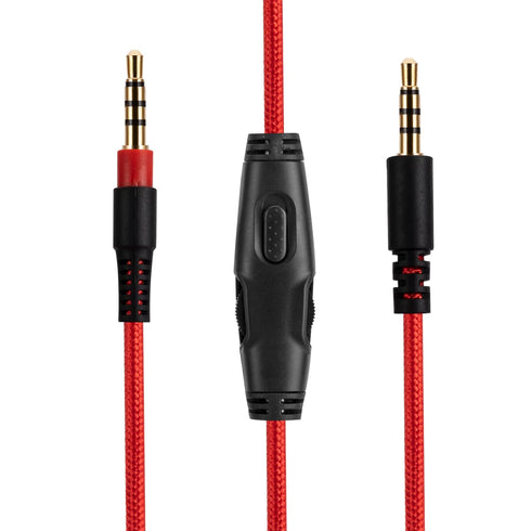 UNCLE LIGHT Cloud Alpha Replacement Cable, Compatible with HyperX Cloud Alpha Gaming Headsets, 3.5mm Headsets Aux Cord, Inline Mute, Volume Contro...