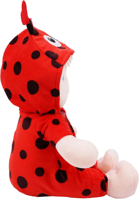 June Garden 12" Sweet Dolly Ladybug - Stuffed Ultra Soft Baby Doll for Birth and Up - Ladybug Outfit...