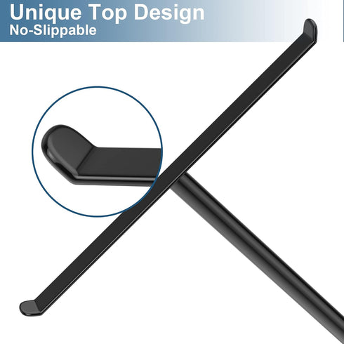 Towel Rack T-Shape Hand Holder for Bathroom,Headband and Lightweight Bathroom Racks,Kitchen Black Holder,Stainless Steel Waterproof Counter Organi...