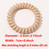 Spiral Hair Ties 20 Pieces No Crease Coil Hair Ties No Damage Phone Cord Hair Ties Elastics Hair Coils Traceless Plastic Hair Bands Spiral Bracele...