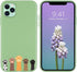 JOYLAND Funny Cute Cats Dog Paws Phone Case for iPhone XR Mustard Green Silicone Cover Avocado Green Animals Cartoon Cover Full Protective Soft Ru...