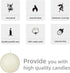 4 Inch Pale Ivory Ball Candles...