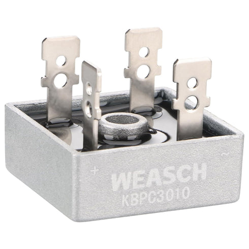2Pcs Bridge Rectifier Diode, KBPC3010, AC to DC, 1000V 30A, 4 Pin, Full Wave Single Phase Metal Housing Bridge Rectifier (2)...