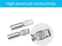 6 Pcs 50 Amp 8 Gauge Battery Quick Connector, Jumper Cable Plug Connect/Disconnect for Recovery Winch, Towing Systems(Grey)...