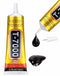T-7000 Black Adhesive Glue for Phone, Waterproof Jewelry Glue Precision Craft Adhesive for Cell Phone Screen Repair Glass Wood Crafts Metal and St...