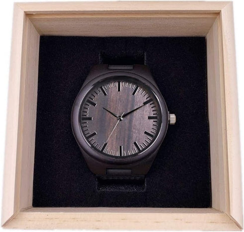 Wooden Watch for Men Women, Stylish Chronograph Military Casual Calendar Wood Watches...