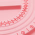 H&W Pink Bead Board with Flock, 9.5 by 12.9-inch, Design Beading Board Tray DIY Craft Tool for Girl and Necklace Beading Jewelry Designer...