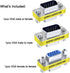 DTECH 3-Pack VGA Connector Female to Female Gender Changer Male to Female Adapter, Male to Male Coupler...