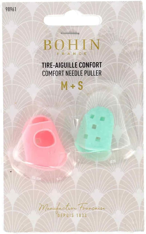 Bohin Silicone Needle Puller Medium and Small 2pk Thimbles, None 5...