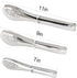 TOPULORS Stainless Steel Tongs Set (7/9/11 Inch) - Heavy Duty Kitchen & BBQ Tongs for Cooking, Grilling, Frying, Baking, Salad, Buffet - Dishwashe...