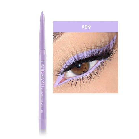 Eyeliner Pencil, Waterproof Eyeliner Long-lasting, Light-purple Eyeliner, High-Pigmented Colorful Eyeliners Easy To Use Eyeliner Pen for Women, Li...