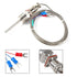 Akozon RTD PT100 Waterproof Temperature Sensor 1/2" NPT Threads with 2 Meter Cable...