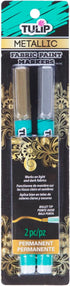 Tulip Fashion Markers 33613 Mrkt Multi Opaque 2Pk Metallic, As Detailed...