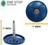 (100 Pack) Round Plastic Cap Nail 1 Inch Roofing Nails Galvanized Tar Paper Nails for House Wrap Fastening Foam Board Roofing Felt Insulation Film...