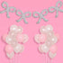 xo, Fetti Party Decorations Pink Latex + Iridescent Foil Bow Balloons - 20 pk | Bachelorette Decorations, Bow Birthday Party, Bridal Engagement De...