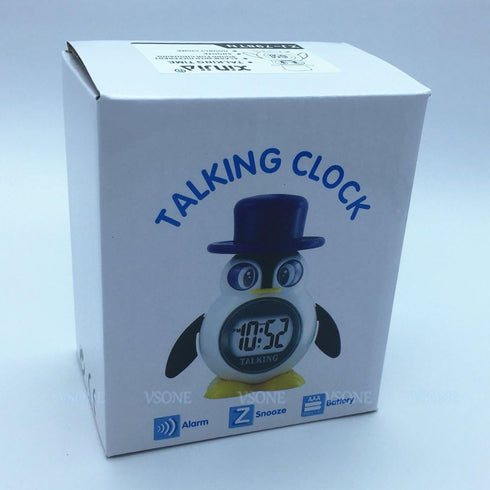 Russian Talking LCD Digital Alarm Clock P?????? Penguin Style Gifts for Children...