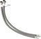 Faucet Water Supply Connector Line Braided Stainless Steel, Faucet Supply Line - 3/8 Female Compression Thread x 1/2 Female Iron Pipe Thread (3/8"...