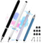 2-in-1 Stylus, Stylus Pen for Touchscreen, 4 PCS Stylus Pen for iPad, High Sensitivity & Precision Suitable for All Touch Screens of iPhone/ipad/A...