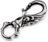 Birch & Bliss 316L Stainless Steel Swivel Skull Keychain | Keyring - Blackstatic Collection | Graduation & Fathers Day - Gifts For Men...