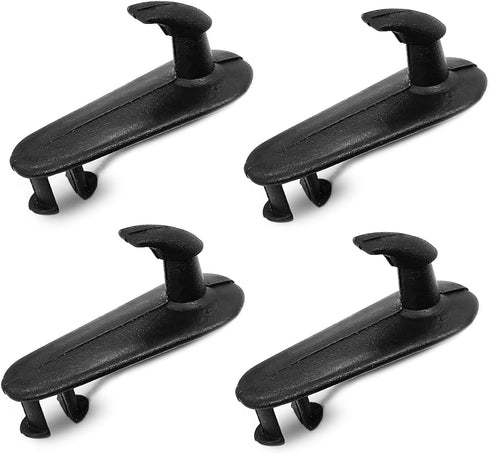 4 PCS Car Interior Carpet Floor Mat Fixing Buckle Kit, Anti-slip Base Fixing Hook Clip, Cargo Mat Stabilizing Fastener Replacement, Compatible wit...