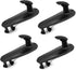 4 PCS Car Interior Carpet Floor Mat Fixing Buckle Kit, Anti-slip Base Fixing Hook Clip, Cargo Mat Stabilizing Fastener Replacement, Compatible wit...