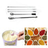 1 Set Stainless Steel Micro Lab Sampling Scoop Spatulas Combination Reagent Spoon Laboratory Supplies (Pack of 5)...