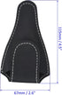2 Pack PU Scissors Cover - Embroidery Sewing Craft Leather Scissors Protective Case, Apply to Storing Nipper Shears (4.5 x 2.6 Inches, Black)...