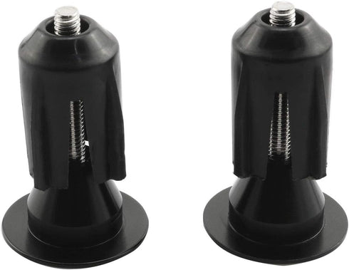 2pcs Bike Grip Handle Bar End Plugs Aluminum Alloy Bar Ends Handlebar End Plugs Handlebar Caps Bar End Caps with Installation Tool for Bike Handle...