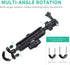 Camera Motorcycle Mount for Gopro Accessories,360 Rotation Metal Action Camera Clamp Holder with 1/4Thread for Moto Bike Bicycle Handlebar, for Go...