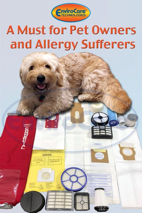 EnviroCare Replacement HEPA Vacuum Cleaner Bag Designed to Fit Riccar Vibrance and Simplicity Symmetry Uprights 6 Bags...