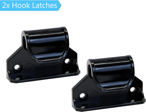 Retractable Baby Gate Replacement Parts Kit (Black) Retractable Baby Gates Full Set Wall Mount Accessories Retractable Dog Gate Baby Gate Hardware...