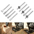 HSS Router Dremel Bits and Router Bit Set 1/8"(3mm) Shank for Power Rotary Tools Accessories for DIY Woodworking, Carving, Edge Treatment Grooving...