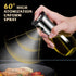 Oil Sprayer for Cooking, Olive Oil Sprayer Mister for Air Fryer, 200ml Glass Olive Oil Spray Bottle, Oil Spritzer Dispenser for Kitchen Baking Fry...