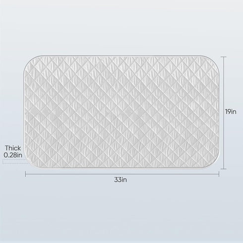 Ironing Mat,Portable Travel Ironing Blanket,WL-YBOPRO Thickened Heat Resistant Ironing Pad Cover for Washer, Dryer, Table Top, Countertop, Small I...