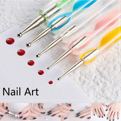 19PCS Mandala Dotting Tools Set with a Zipper Storage Bag for Painting Rocks, ABenkle Mandala Stencil Ball Stylus Paint Tray Set...