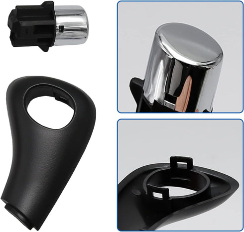 54132-SDA-A81 Shift Button Knob 54141-SDA-A81 Shift Knob Side Plate Repair Kit Replacement for 2003-2005 Honda Accord...