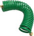 PVC Hose Recoil Hose Garden Hose EVA Curly Water Hose with Brass Connectors Watering Hose Coil Plastic Spring Hose Resistant Garden Coil Hose Self...