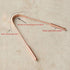 HealthAndYoga™ qSwipe Copper Tongue Cleaner Scraper - Hygienic, Non-Synthetic Grip – Tongue Brush Cleaner (Copper - 2-Pack)...