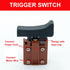Fielect Trigger Switch for Leiya 26/35 Electric Drill Hammer Tool Power Speed Control Push Button Switch...