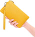 Women's Wristlet Clutch Slim Leather Wallet RFID Blocking Pouch...